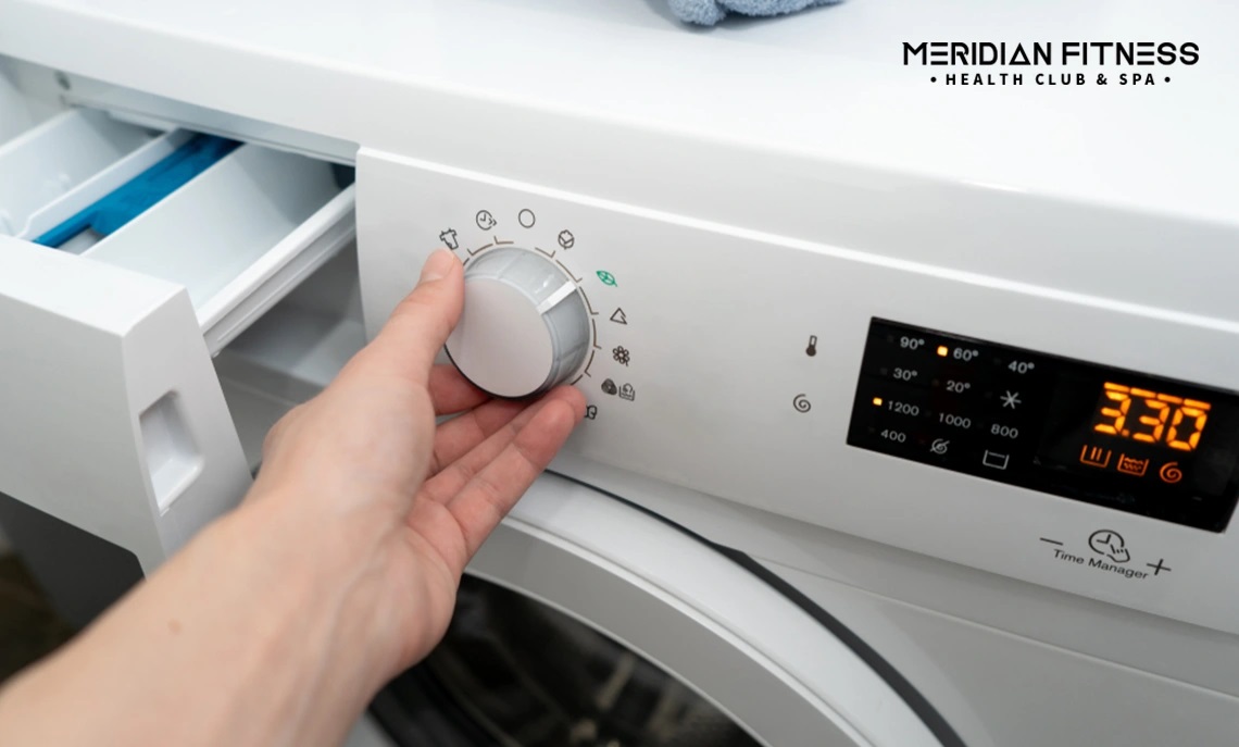 Set the machine washing mode