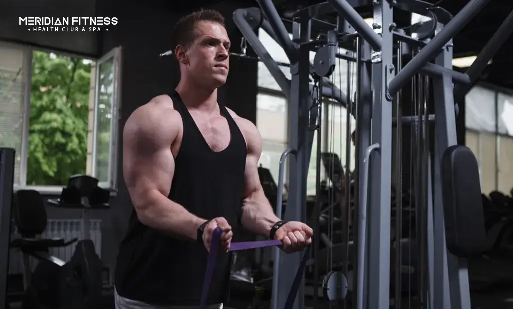 Banded Dumbbell Curl