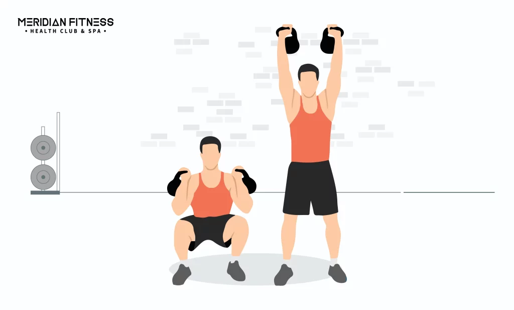 KETTLEBELL CLEAN AND PRESS